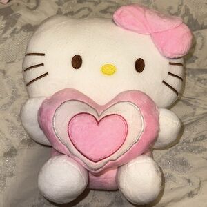 NWT‎ Pink Heart Hello Kitty Plushie